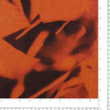 Tricot imprimé - BRAISES D'AUTOMNE - 001 - Orange