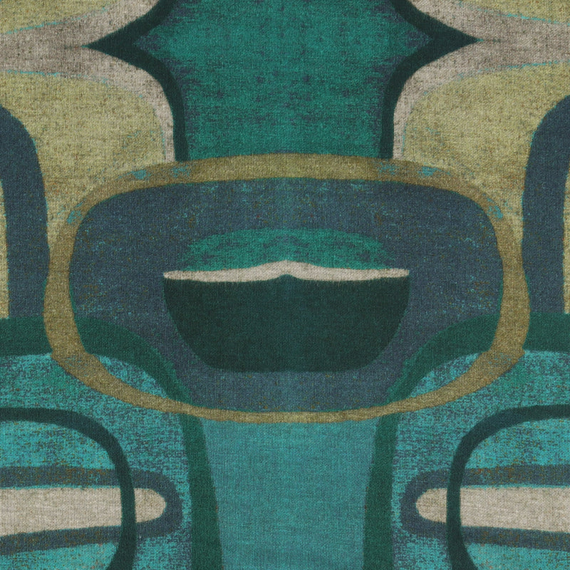 Knit Print - BLUE HORIZON - 002 - Teal