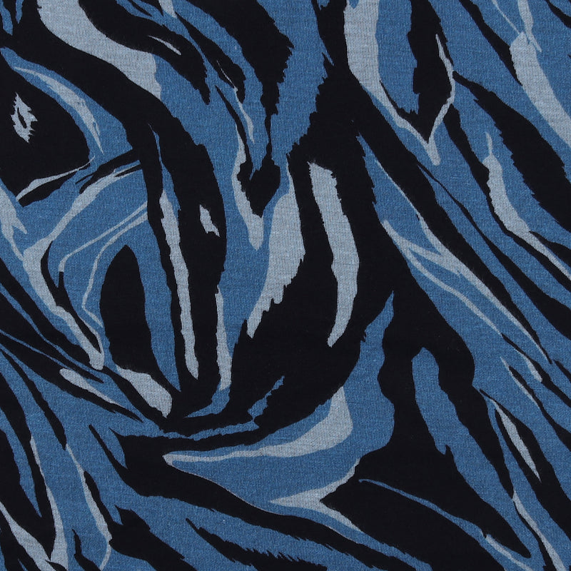 Knit Print - BLUE HORIZON - 003 - Blue