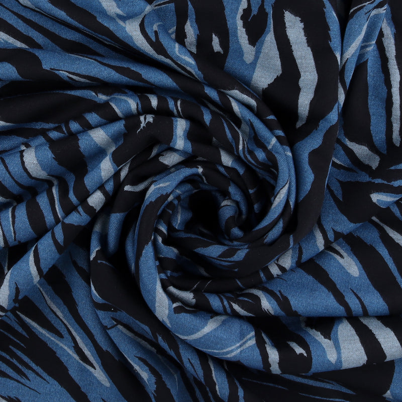 Knit Print - BLUE HORIZON - 003 - Blue