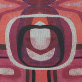 Tricot imprimé -ANDROMÈDE - 002 - Aubergine