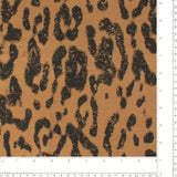 Printed Rayon Knit - EMELISE - 001 - Light Brown