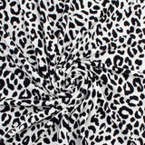 Printed Rayon Knit - EMELISE - 003 - White