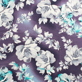 Printed Rayon Knit - EMELISE - 006 - Plum