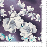 Printed Rayon Knit - EMELISE - 006 - Plum