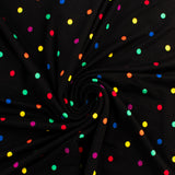 Printed Rayon Knit - EMELISE - 009 - Black