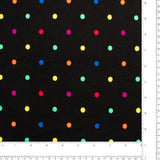 Printed Rayon Knit - EMELISE - 009 - Black