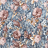 Tricot de Rayonne Imprimé - EMELISE - 011 - Acier