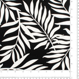 Printed Rayon Knit - EMELISE - 013 - Black