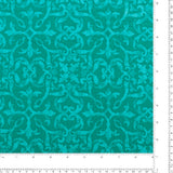 Printed Rayon Knit - EMELISE - 014 - Turquoise