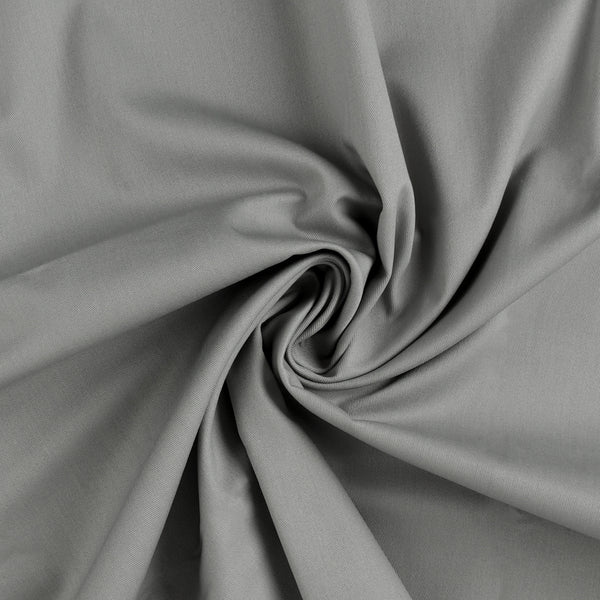 Solid Cotton Twill - MANCHESTER - 007 - Light Grey