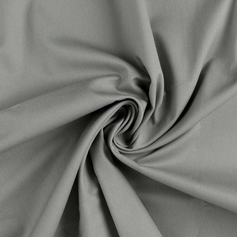 Solid Cotton Twill - MANCHESTER - 007 - Light Grey