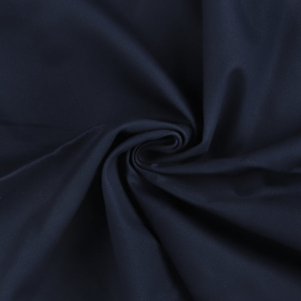 Solid Cotton Twill - MANCHESTER - 009 - Navy