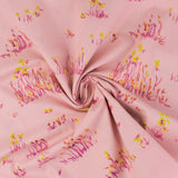 Cotton Poplin Print - PRINCESS CHARLOTTE - 001 - Pink