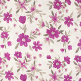 Cotton Poplin Print - PRINCESS CHARLOTTE - 002 - Purple
