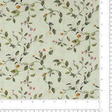 Cotton Poplin Print - PRINCESS CHARLOTTE - 007 - Pistachio