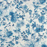 Popeline de Coton Imprimé - PRINCESSE CHARLOTTE - 008 - Bleu