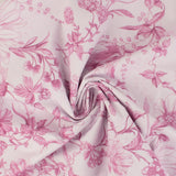 Cotton Poplin Print - PRINCESS CHARLOTTE - 009 - Rose