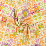 Cotton Poplin Print - GIGGLES AND GRAPHICS - 001 - Orange