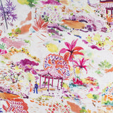 Cotton Poplin Print - GIGGLES AND GRAPHICS - 007 - Tangerine