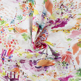 Cotton Poplin Print - GIGGLES AND GRAPHICS - 007 - Tangerine