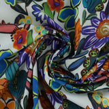 Cotton Poplin Print - AVERY - 001 - Purple