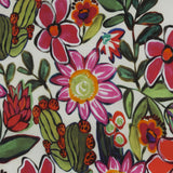 Popeline de coton imprimée - Avery - 002 - Rose