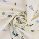 Popeline de coton imprimée - Avery - 005 - Blanc Cassé