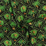 Popeline de Coton Imprimé - <MANSFIELD> - 001 - Noir