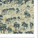 Popeline de Coton Imprimé - <MANSFIELD> - 002 - Naturel