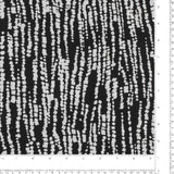 Popeline de Coton Imprimé - <MANSFIELD> - 003 - Noir