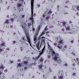 Cotton Poplin Print - COVENT GARDEN - 003 - Lilac