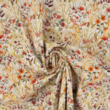 Popeline de coton imprimée - <COVENT GARDEN> - 005 - Blanc Cassé