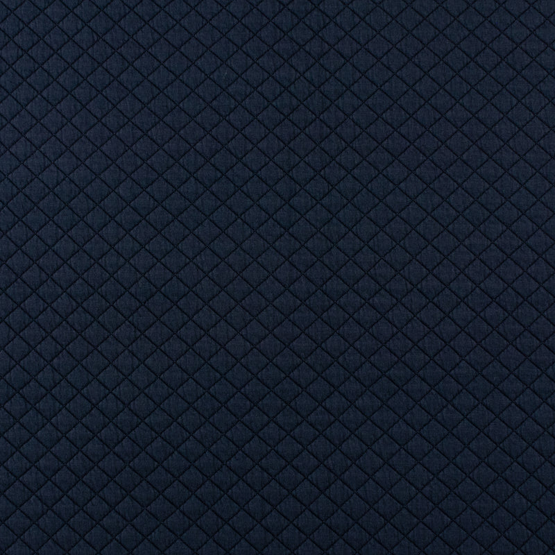 Tricot jacquard losange - NOVARA - 005 - Marine