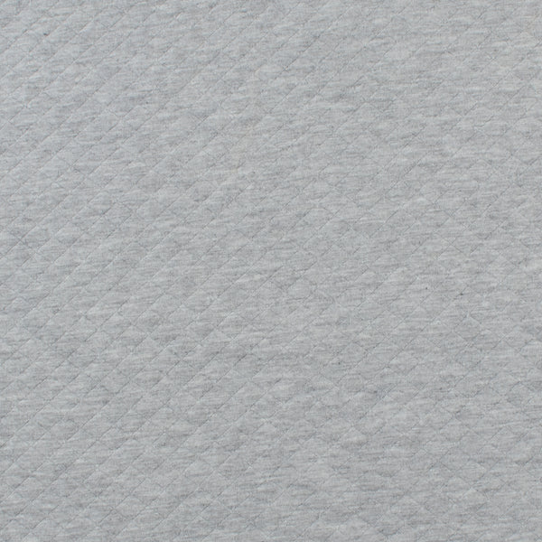 Tricot jacquard losange - NOVARA - 007 - Gris Pâle