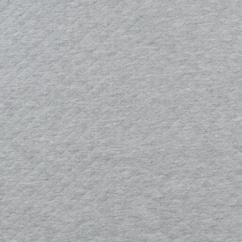 Tricot jacquard losange - NOVARA - 007 - Gris Pâle