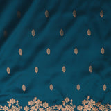 Satin Jacquard - SONIA SARI - 001 - Teal