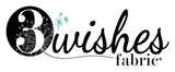 3 Wishes Fabrics - Coton Imprimé - «AN EERIE WELCOME» - 005 - Noir