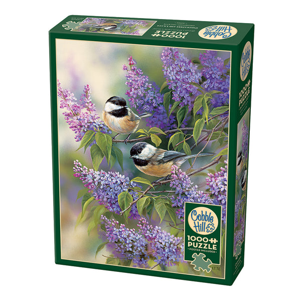 Puzzle - Chickadees and Lilacs - 1000 Piece