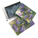 Puzzle - Chickadees and Lilacs - 1000 Piece