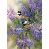 Puzzle - Chickadees and Lilacs - 1000 Piece