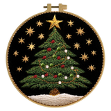 CHRISTMAS TREE EMBROIDERY KIT 8 "