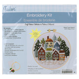 WINTER TOWN EMBROIDERY KIT 8"