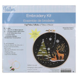 WINTER DEER EMBROIDERY KIT 8"