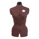 Trueform Patterned Dressform Size A - Chocolate