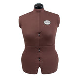 Mannequin de couture Trueform à motif – Taille B – Chocolat