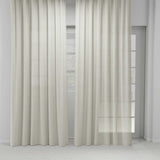 Home Decor Fabric - The Essentials - Wide width Cleo sheer -Snow