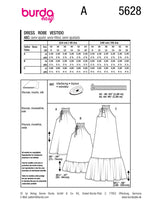 Burda Pattern - 5628 Misses' Dresses