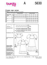 Burda Pattern - 5630 Misses' Dresses