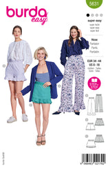 Burda Pattern - 5631 Misses' Pants